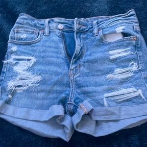 American eagle stretch jeans shorts